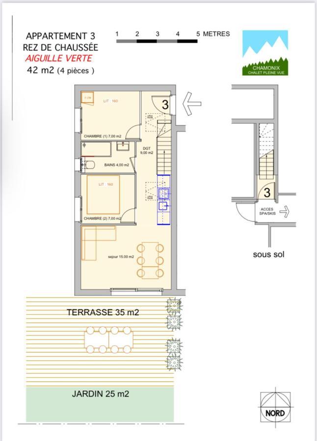 Chalet Pleine Vue & Spa Σαμονί Εξωτερικό φωτογραφία